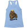 bear khabib Racerback Tank