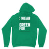 i wear emerald green for liver cancer awareness Unisex Hoodie