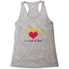 teaching is a work of heart Racerback Tank