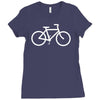 bicycle Ladies Fitted T-Shirt