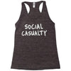 social casualty Racerback Tank