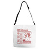 mogwai warning Adjustable Strap Totes