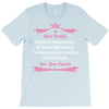 Dear Daddy, Thanks for Being my Dad Baby Boy Letter to Father T-Shirt