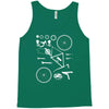 bicycle cyclopath bike hobby exploded Tank Top