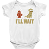 i'll wait Baby Onesie
