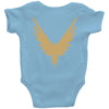 Maverick Gold Print Baby Onesie