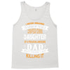 Super Cool Daughter Of A Freaking Awesome Dad Tank Top