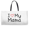I Love My Mama Weekender Totes