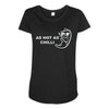 as hot as chilli Maternity Scoop Neck T-shirt