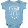 original parts vintage established 1979 perfectly aged Baby Bodysuit