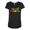 Super Mario Maternity Scoop Neck T-shirt