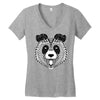 panda Women's V-Neck T-Shirt