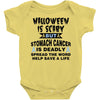 halloween is scary but stomach cancer is deadly spread the word lep sa Baby Bodysuit
