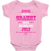 The Best Grammy Was Born In July Baby Onesie