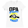 opa der mann der mythos die legende 1 Ladies Fitted T-Shirt