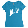 spock star trek leonard nimoy tribute Women's Triblend Scoop T-shirt