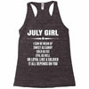 Super July Girl Racerback Tank