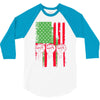 fist raised and proud! 3/4 Sleeve Shirt