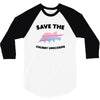 Save The Chubby Unicorns 3/4 Sleeve Shirt