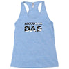american dad black Racerback Tank
