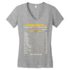 Libra Facts Zodiac Women's V-Neck T-Shirt