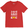 pi day 2015 pie math V-Neck Tee