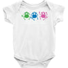 three monkeys talking nonsense Baby Onesie