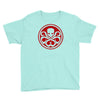 red skull logo avengers marvel comics gift Youth Tee