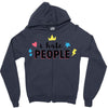 I Hate People Zipper Hoodie