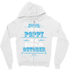 The Best Poppy Was Born In October Zipper Hoodie