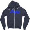 vote aye for scotland scottish yes independence Zipper Hoodie
