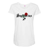 sagittarius zodiac rose Maternity Scoop Neck T-shirt