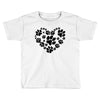 cat love paw Toddler T-shirt