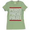 puro pinche pari funny Ladies Fitted T-Shirt