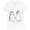 peace and hate can you tell the difference Ladies Fitted T-Shirt