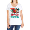 super dude Ladies Curvy T-Shirt