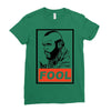 fool b.a. baracus Ladies Fitted T-Shirt