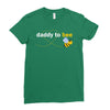Daddy to Bee Baby Boy Ladies Fitted T-Shirt