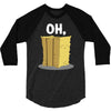 oh hay oh hey girl boy funny pun 3/4 Sleeve Shirt