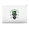 happy saint patrick day skull Accessory Pouches