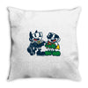 cupman and robin Throw Pillow