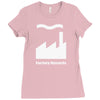 factory records Ladies Fitted T-Shirt
