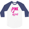 I Wear Grey For My Aunt (Brain Cancer Awareness) 3/4 Sleeve Shirt