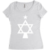 chrismukkah tree christmas Women's Triblend Scoop T-shirt