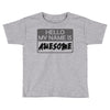 my name is awesome Toddler T-shirt