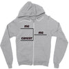me me and cancer Zipper Hoodie