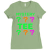 mystery tee shirt random funny cheap t shirt pop culture hipster graph Ladies Fitted T-Shirt