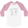 carl sagan's voyager golden record 3/4 Sleeve Shirt