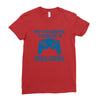 my favorite exercise is video games Ladies Fitted T-Shirt