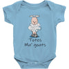 totes ma' goats Baby Bodysuit